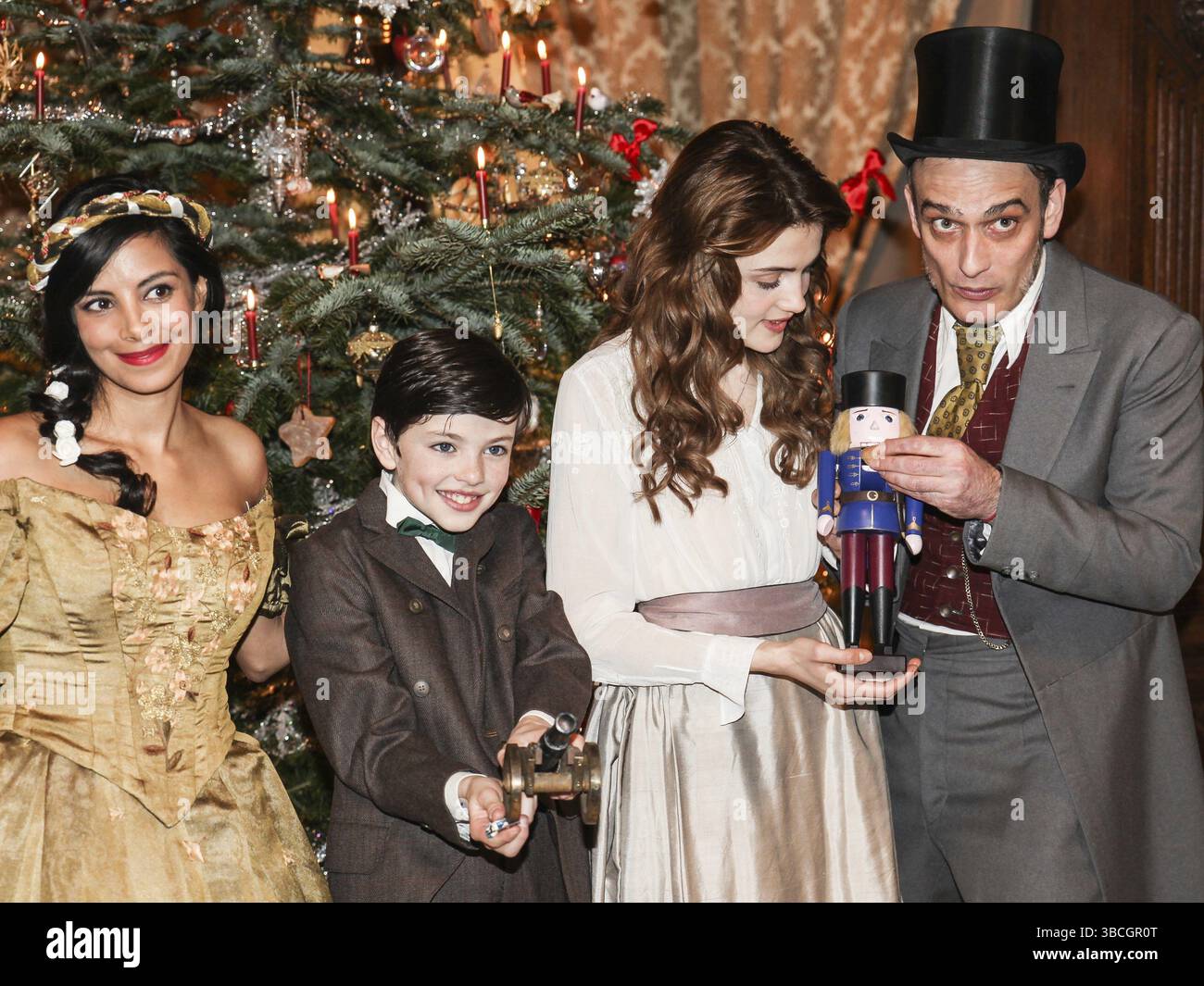 Collien Ulmen-Fernandes, Leonard Seyd, Mala Emde, Anatole Taubmann Press Fotoanruf Quedlinburg 17.3.15 Collien Ulmen-Fernandes, Anatole Taubman Press Stockfoto
