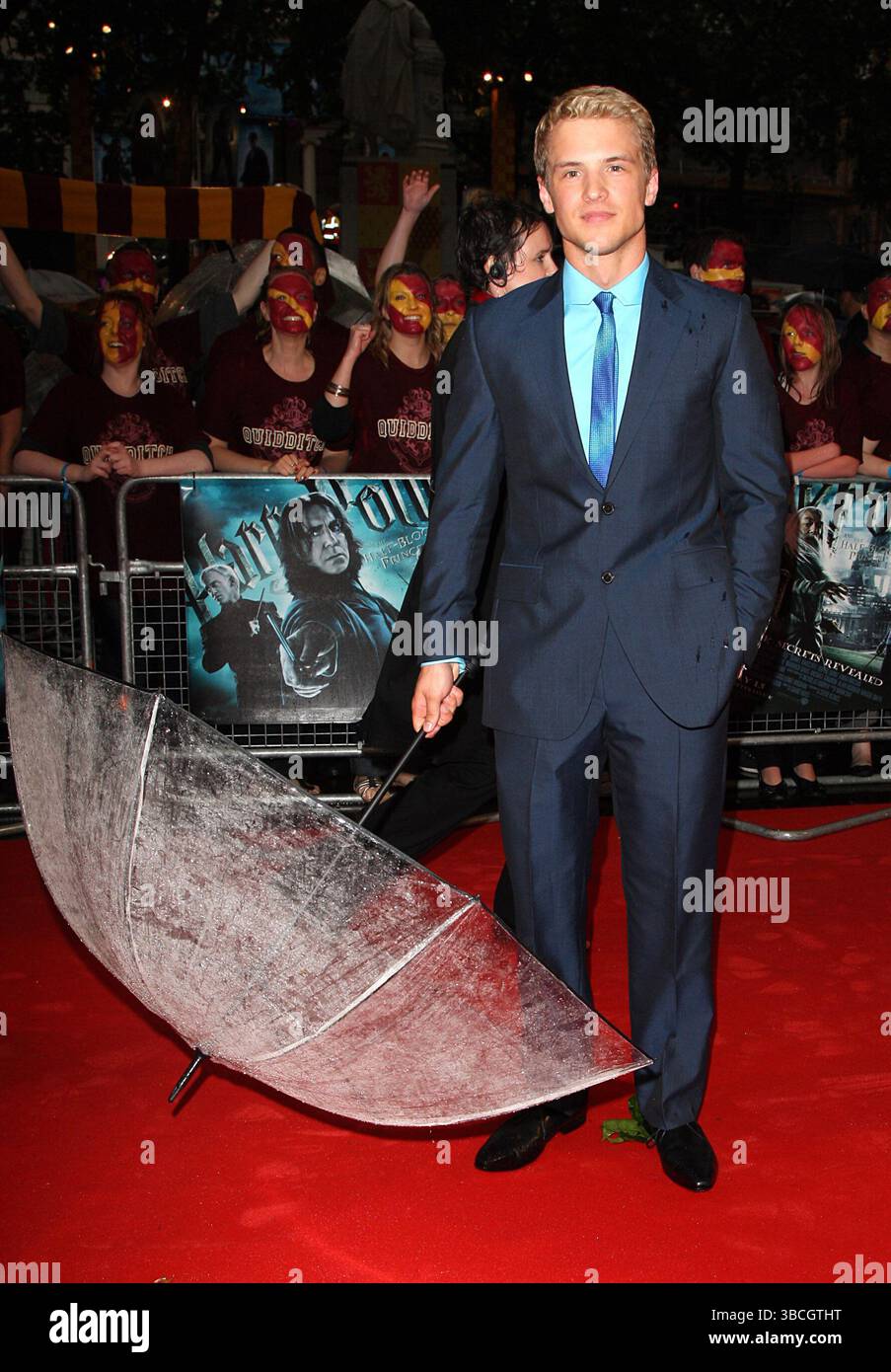 Freddie Stroma bei der Uraufführung von Harry Potter und der Halbblutprinz am Empire Leicester Square in London - 07. Juli 2009 Stockfoto