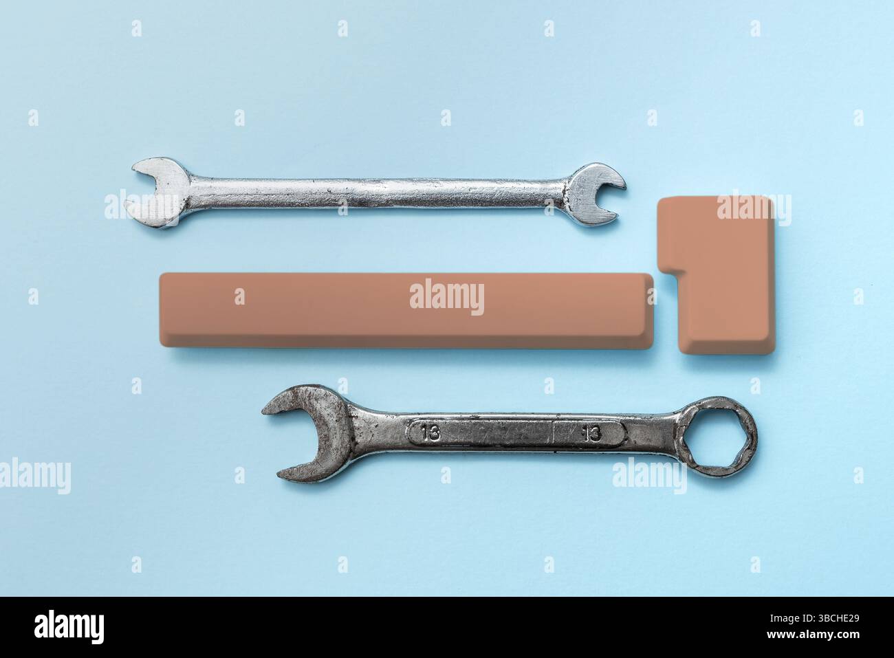 Abstract Beheben Veralteter Websites, Aufrechterhaltung Der Internetverbindung Stockfoto