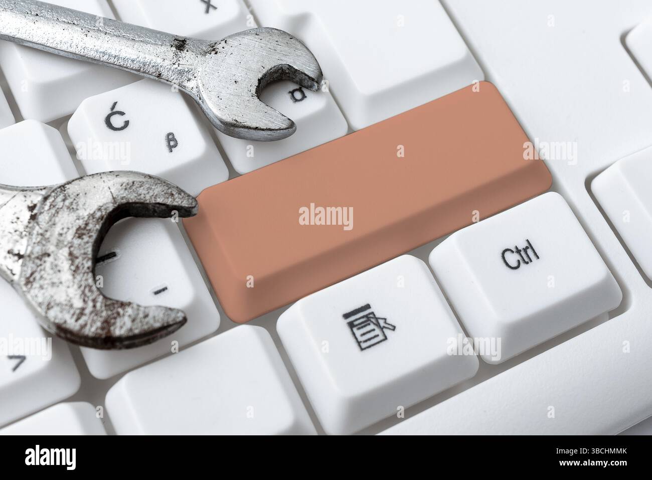Aktualisieren Und Reparieren Der Alten Website, Verbesserung Der Software-Codes Stockfoto