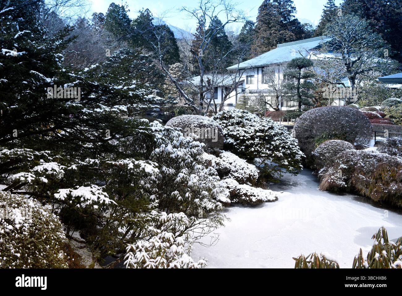 Shoyo-en-Garten, Rinno-JI-Tempel, Nikko, Präfektur Tochigi, Japan, Asien. Stockfoto
