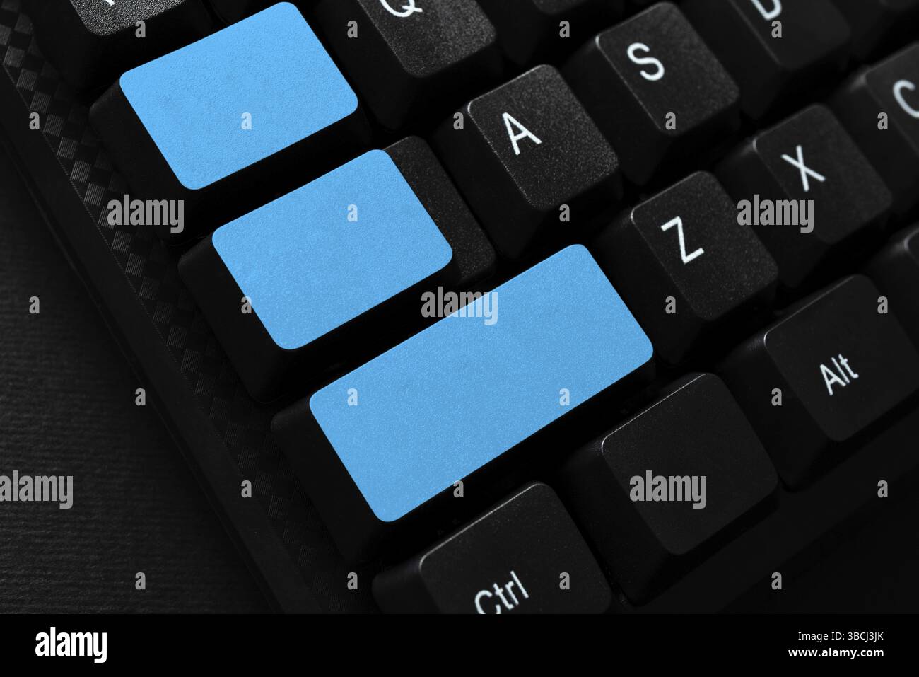Abstract Office Typing Jobs, Schreibschrift Wichtige Arbeitsberichte Stockfoto