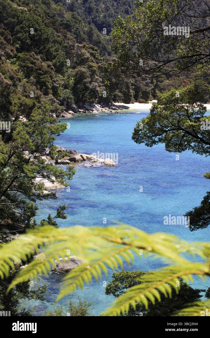 Schöner Ort der Sehnsucht, vom Paradies zu träumen Stockfoto