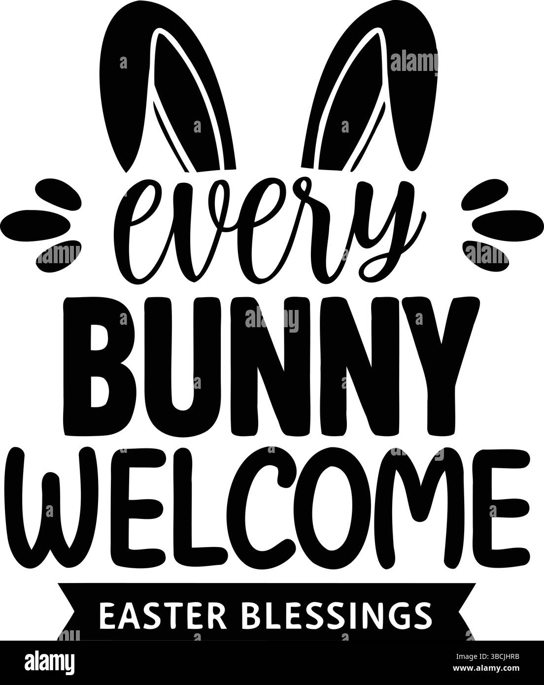 Happy Easter Born to Hunt Eies mit bunten Eiern, die Licht, Liebe und Farbe in Ihre Ostermomente bringen Stock Vektor