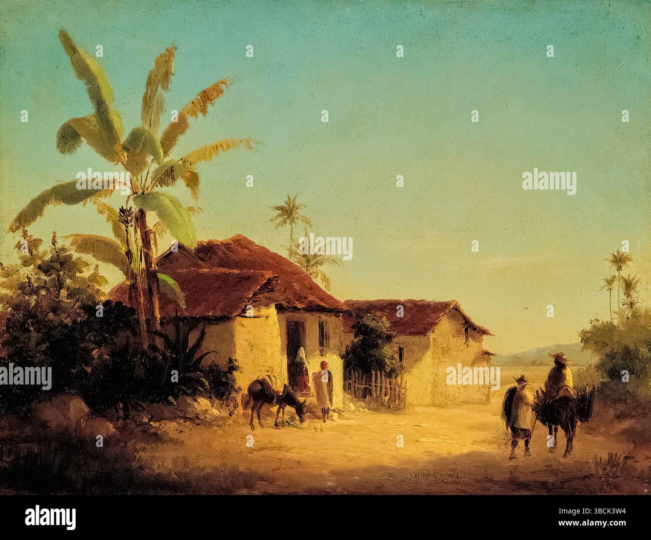 Tropische Landschaft (Paisaje tropisch) Camille Pissarro Stockfoto