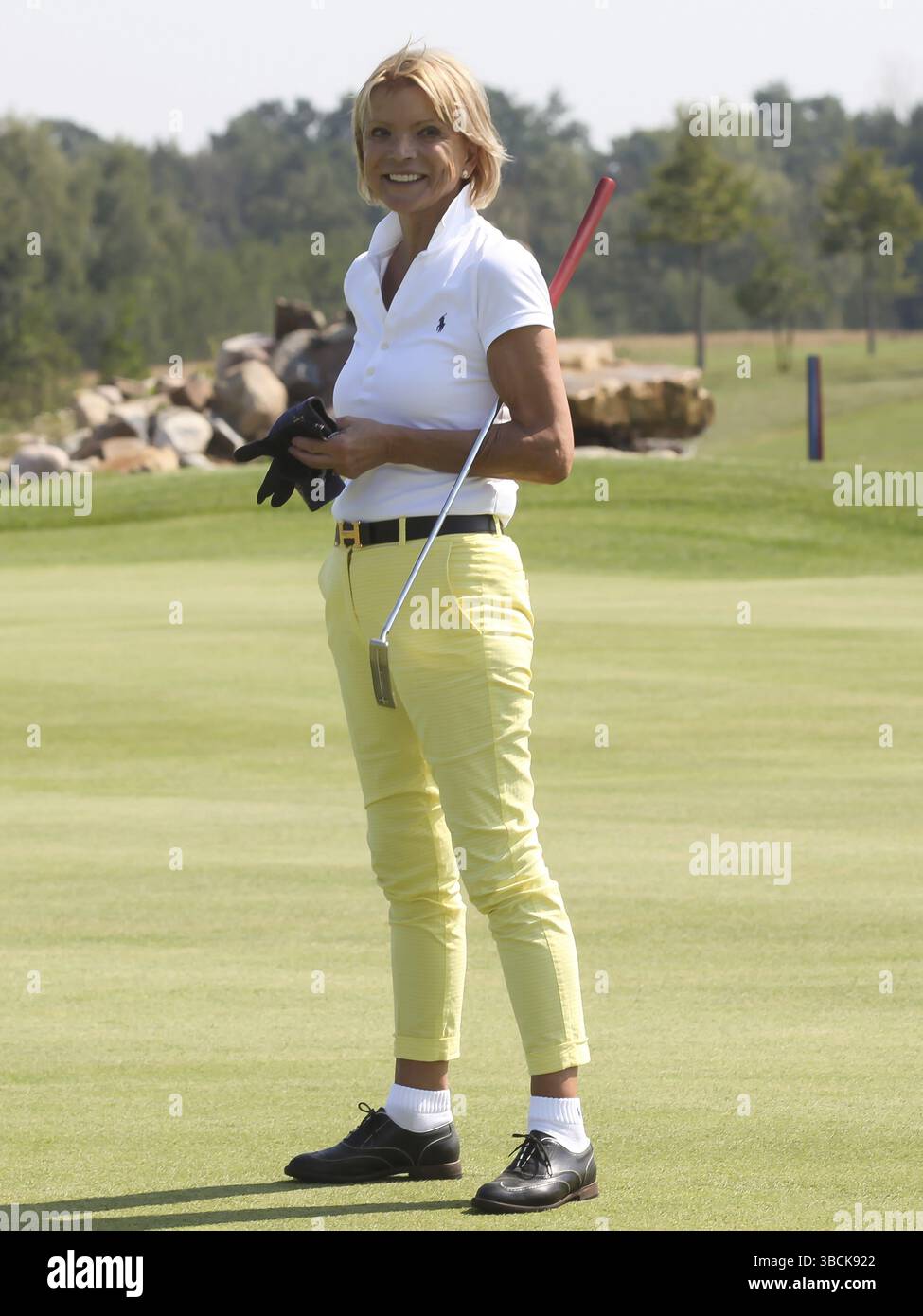 Schauspielerin Uschi Glas beim 8. GRK Golf Charity Masters 2015 in Leipzig Stockfoto
