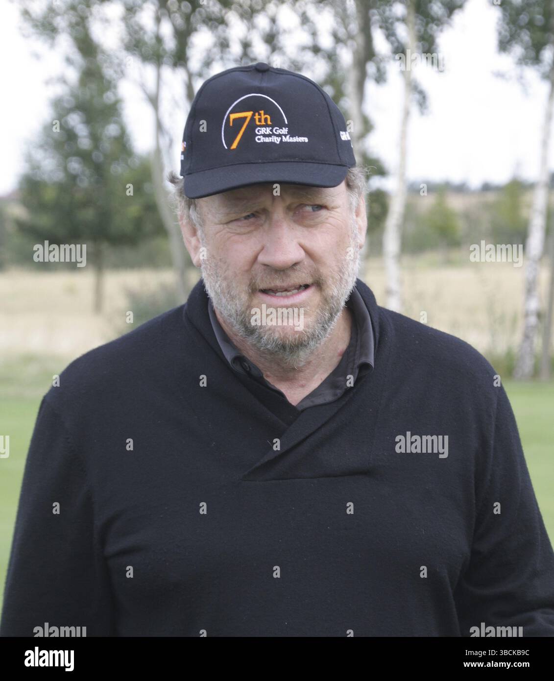 Harold Faltenmeyer bei den Golf Charity Masters in Leipzig 2014 Stockfoto
