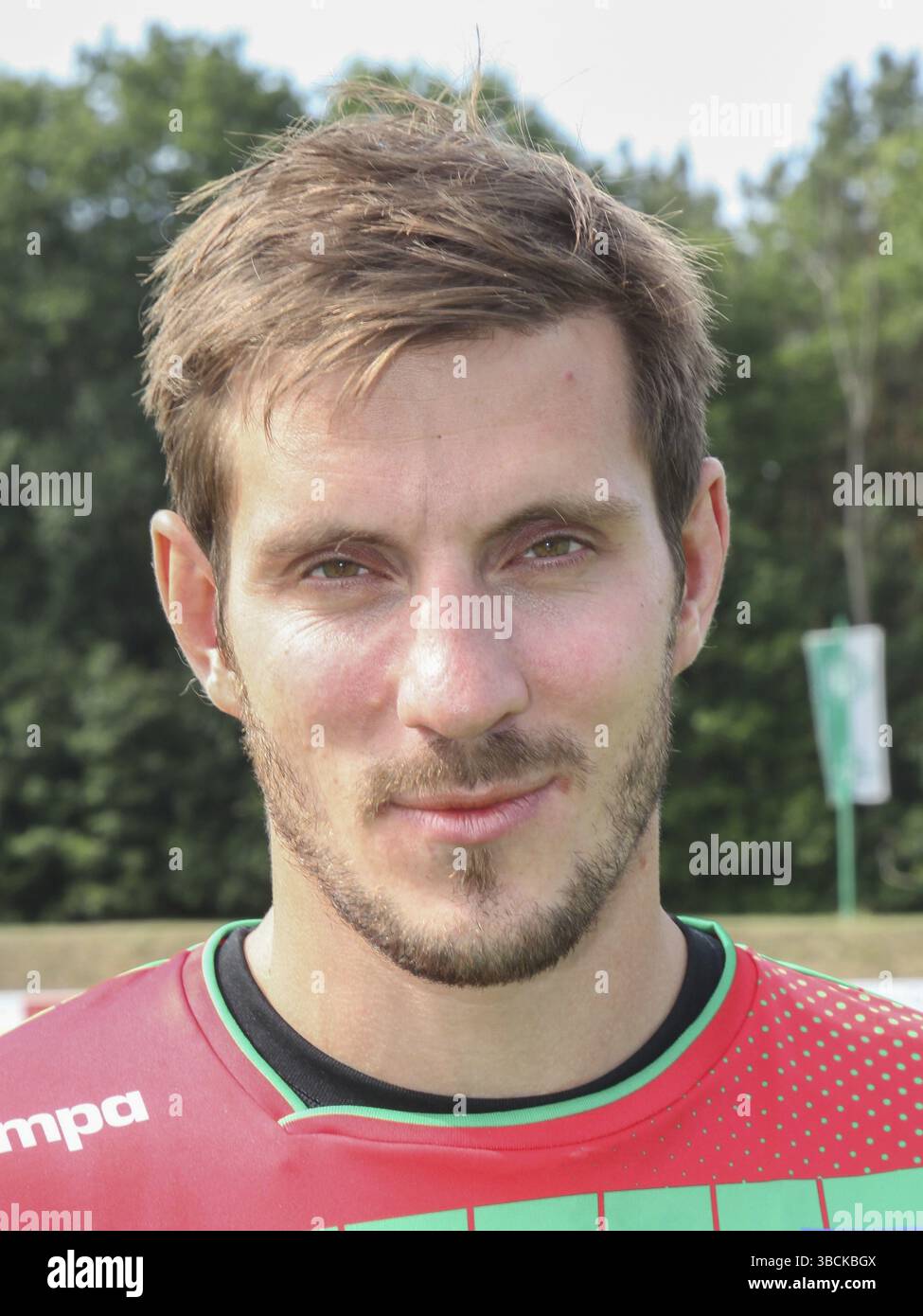 Deutscher Handballspieler Michael Haass SC Magdeburg DHB HBL DKB Handball-Bundesliga Saison 2015-16, deutscher Handballspieler Michael Haass SC Magdeburg DH Stockfoto
