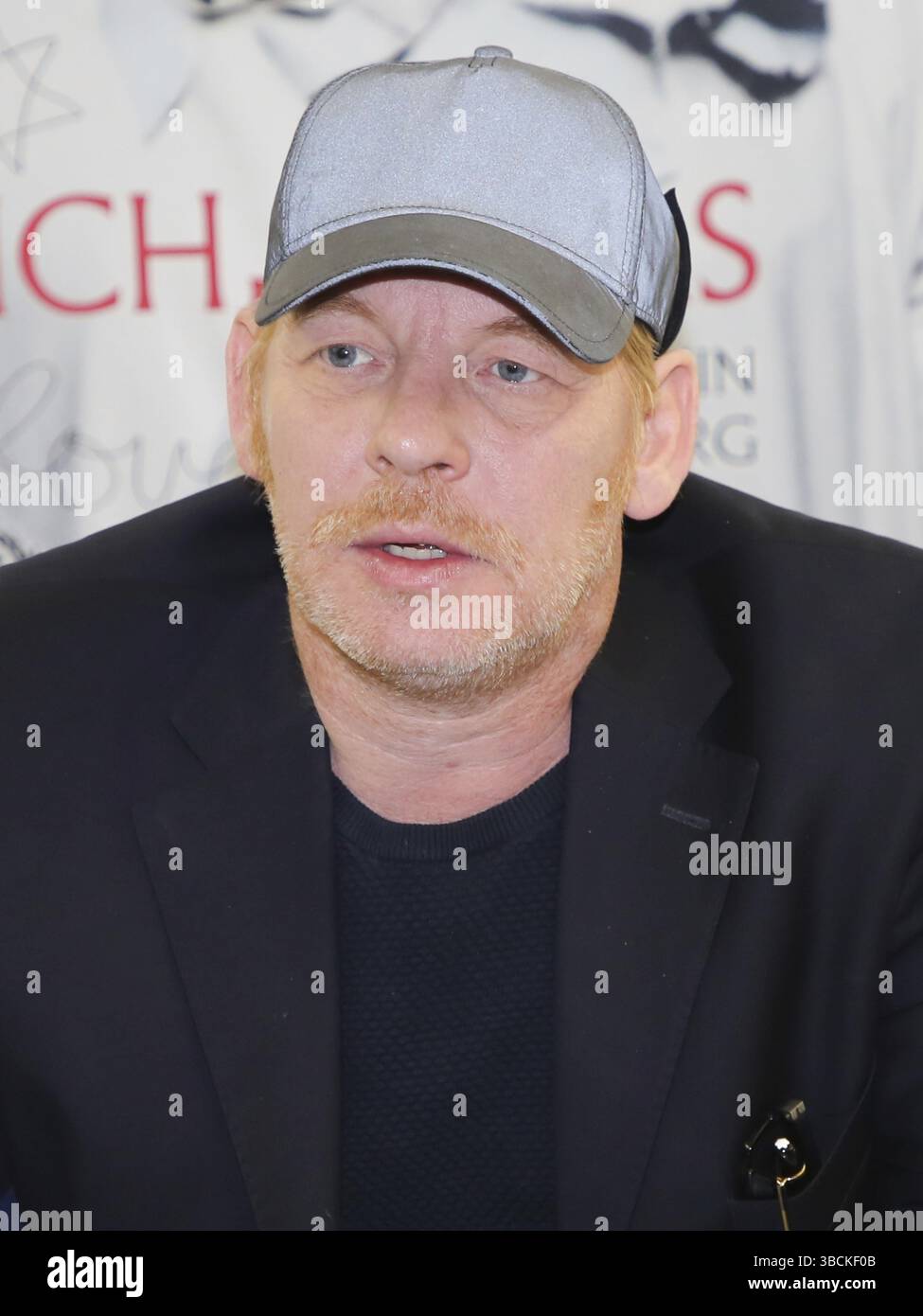 Deutscher Schauspieler und Sänger Ben Becker bei einer Autogrammstunde auf 10.04.2017 Magdeburg Stockfoto