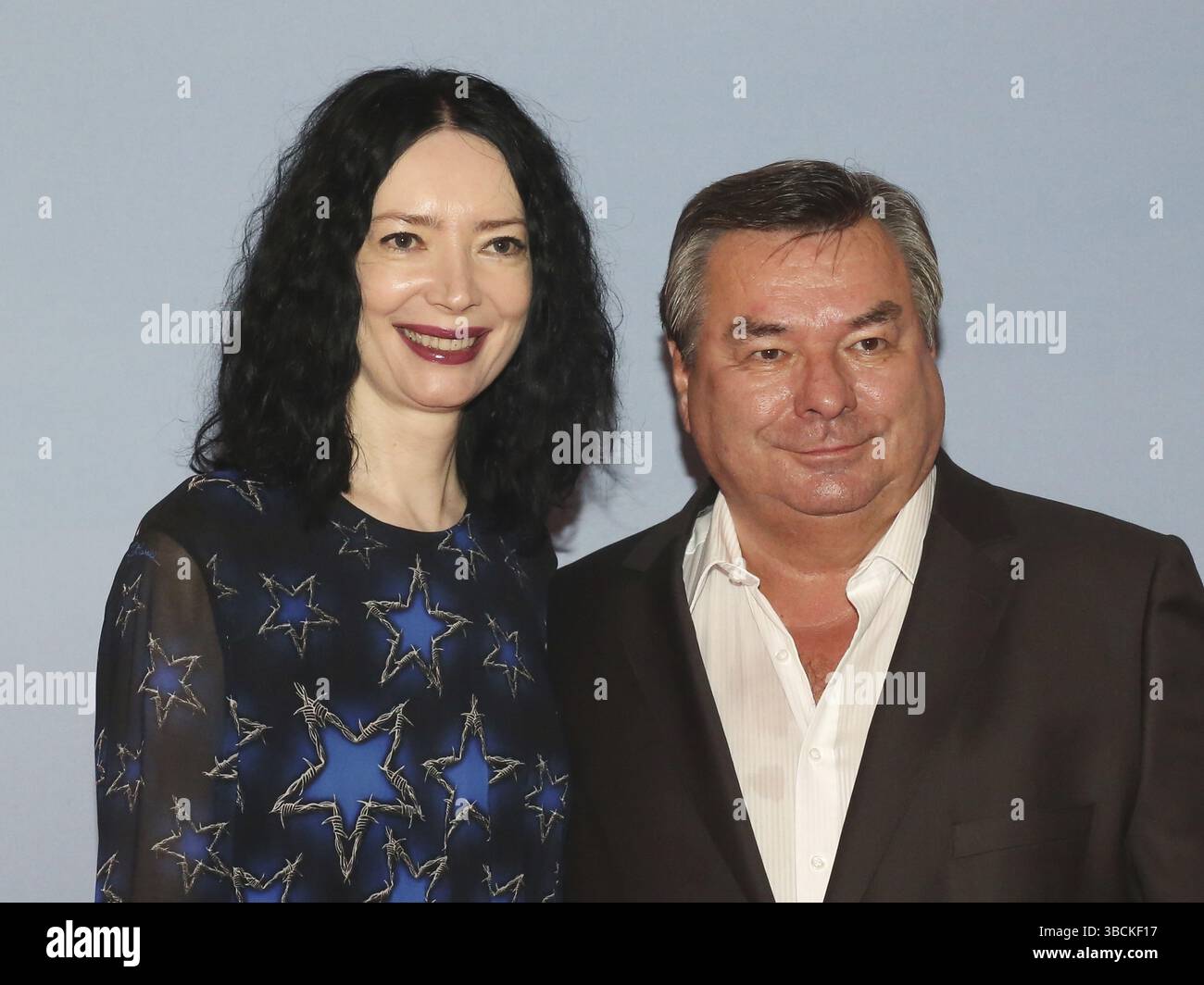 Deutscher Sportmoderator Waldemar Hartmann mit seiner Frau Petra beim 9. GRK Golf Charity Masters Leipzig 2016, deutscher Sportmoderator Waldemar Hart Stockfoto