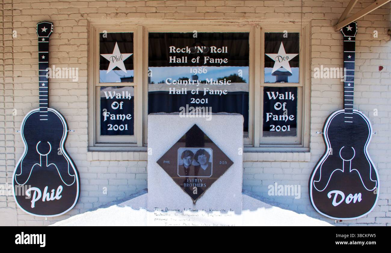 Die Everly Brothers Museum in Central City, Kentucky Stockfoto