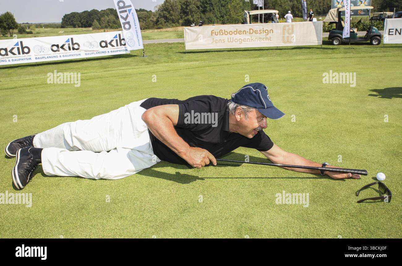 Wolfgang Stumph beim 8. GRK Golf Charity Masters 2015 in Leipzig Stockfoto