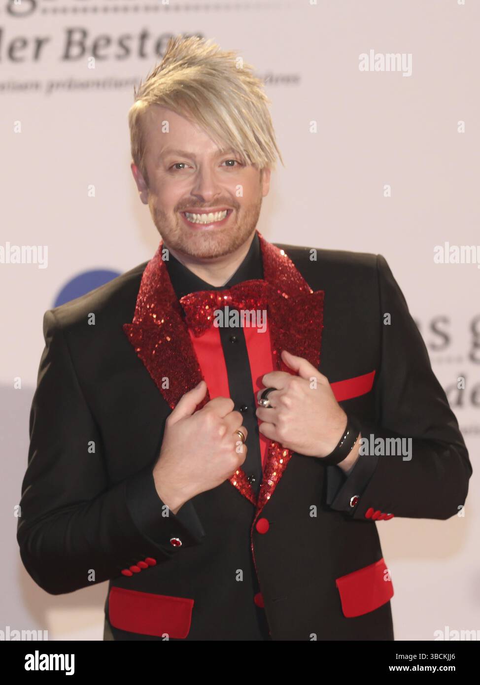 Der britische Popsänger Ross Antony in der ARD-Fernsehsendung das große fest der Besten 2016 auf 9.1.16 Berlin, der britische Popsänger Ross Antony in der ARD-Fernsehsendung das groi¿½ Stockfoto