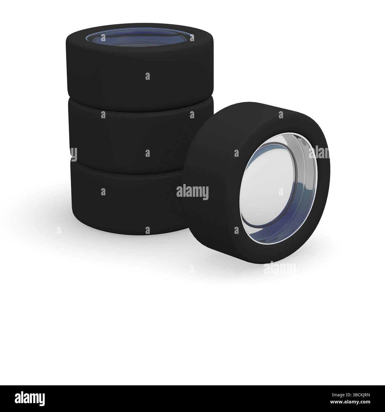 Reifensatz Stockfoto