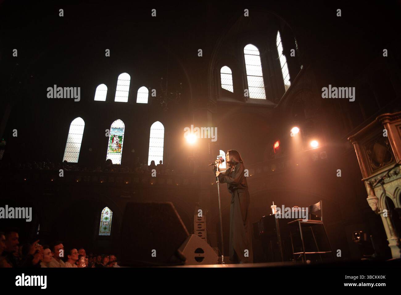 London, England. Mai 2025. Jessie J verzaubert das Publikum bei einer akustischen intimen Vorstellung in der legendären Union Chapel. Cristina Massei/Alamy Live News Stockfoto