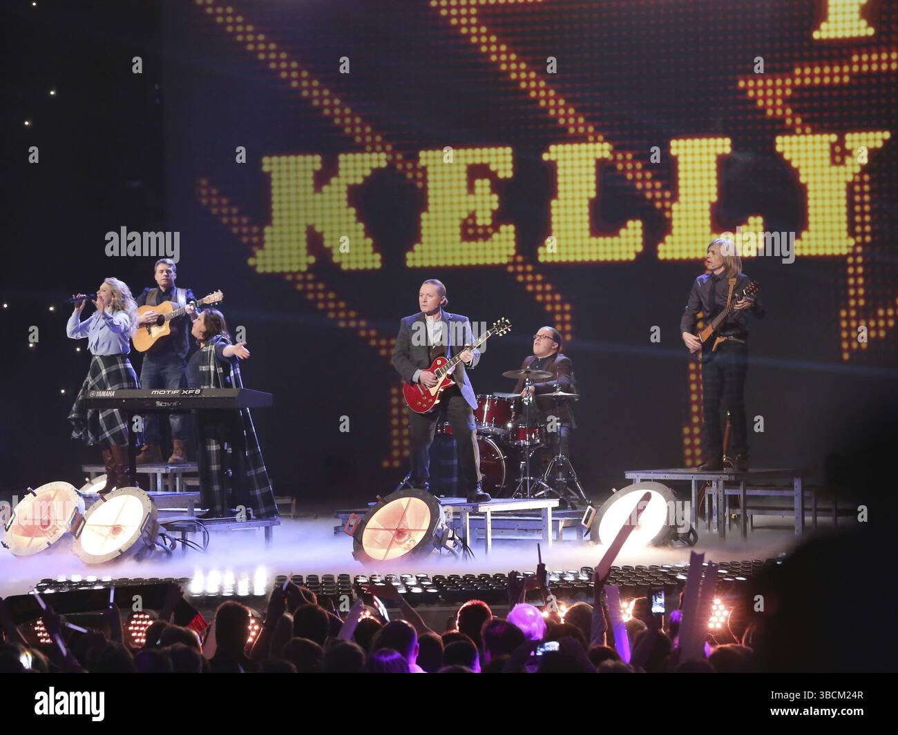 Kelly Family in der ARD-Fernsehsendung Schlager Countdown in Oldenburg am 25. März 2017 Stockfoto