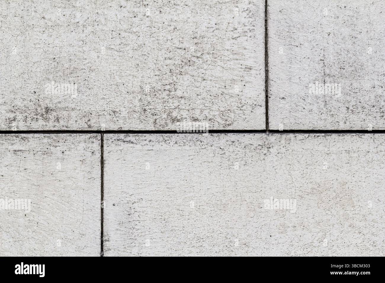 Einfacher weißer Steinstrukturhintergrund Stockfoto