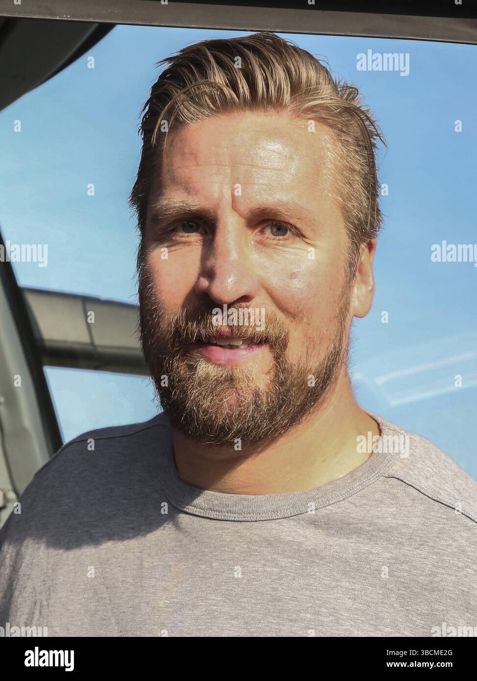 Sportdirektor Oliver Roggisch Rhein-Neckar Loewen DHB DKB HBL Handball-Bundesliga Saison 2018-19, Sportdirektor Oliver Roggisch Rhein-Neckar L Stockfoto