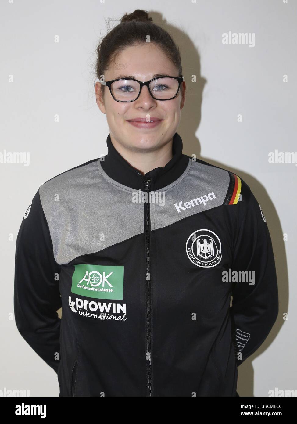 Deutsche Handballspielerin Jennifer Rode TSV Bayer 04 Leverkusen DHB Spiel-Netherlands 28.10.17 Magdeburg, deutsche Handballspielerin Jennifer Rode TSV Bayer Stockfoto