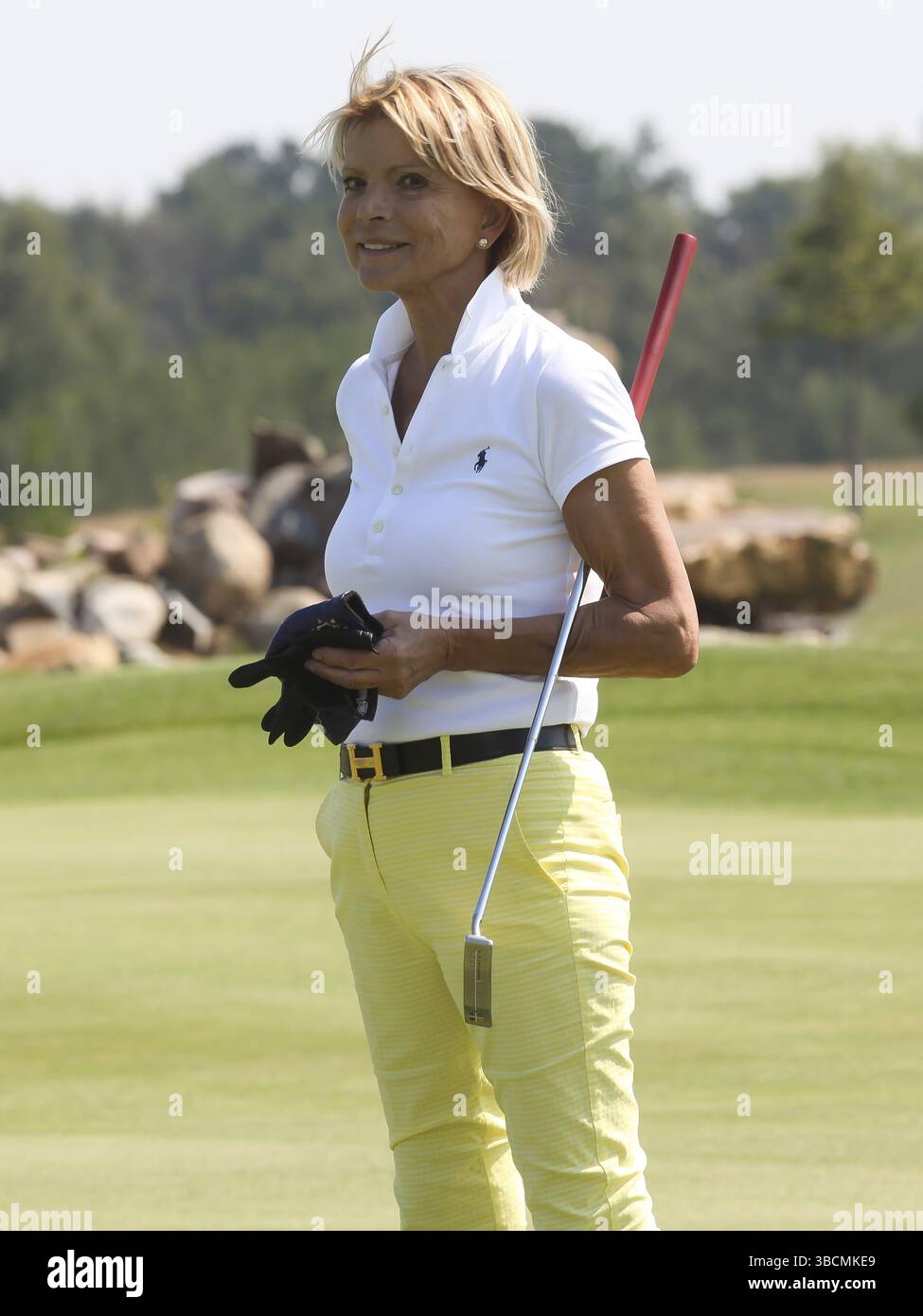 Schauspielerin Uschi Glas beim 8. GRK Golf Charity Masters 2015 in Leipzig Stockfoto