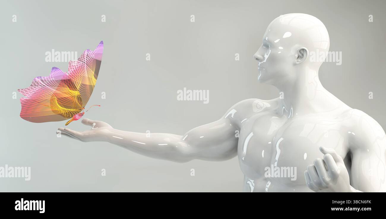 Innovation durch Web-Technologie und Daten-Kunst Stockfoto