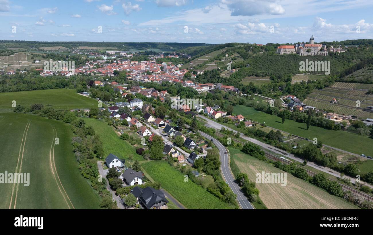 Panorama Reddeber Ortsteil Wernigerode Landkreis Harz Stockfoto