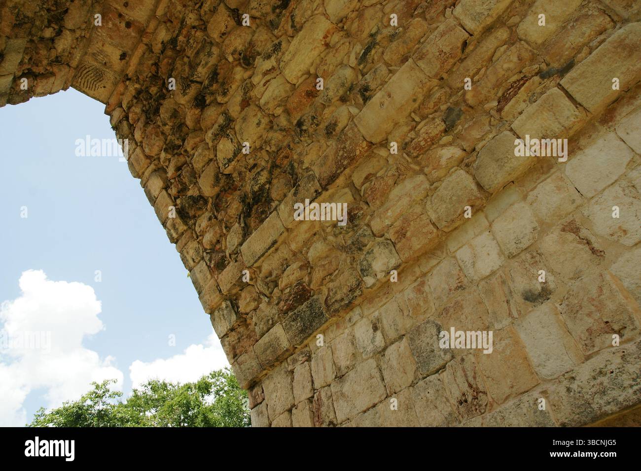 Mexiko. Yucatan. Kabah. Der Bogen. Stockfoto