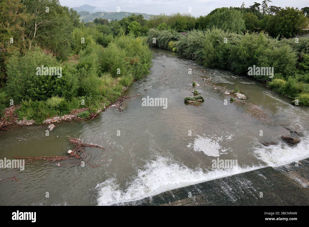 Benevento - Fiume Sabato dal Ponte Leproso Stockfoto