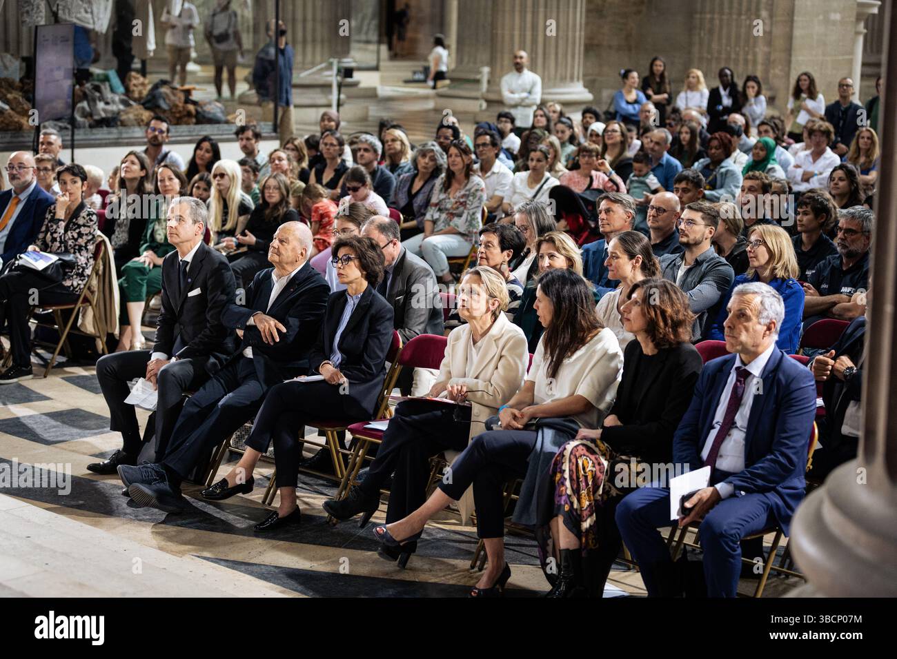 Rachida Dati, französische Kulturministerin, nimmt am 20. Mai 2025 an der Verleihung der Audacity 2025 im Pantheon in Paris Teil. (Foto: Telmo Pinto/NurPhoto) Stockfoto
