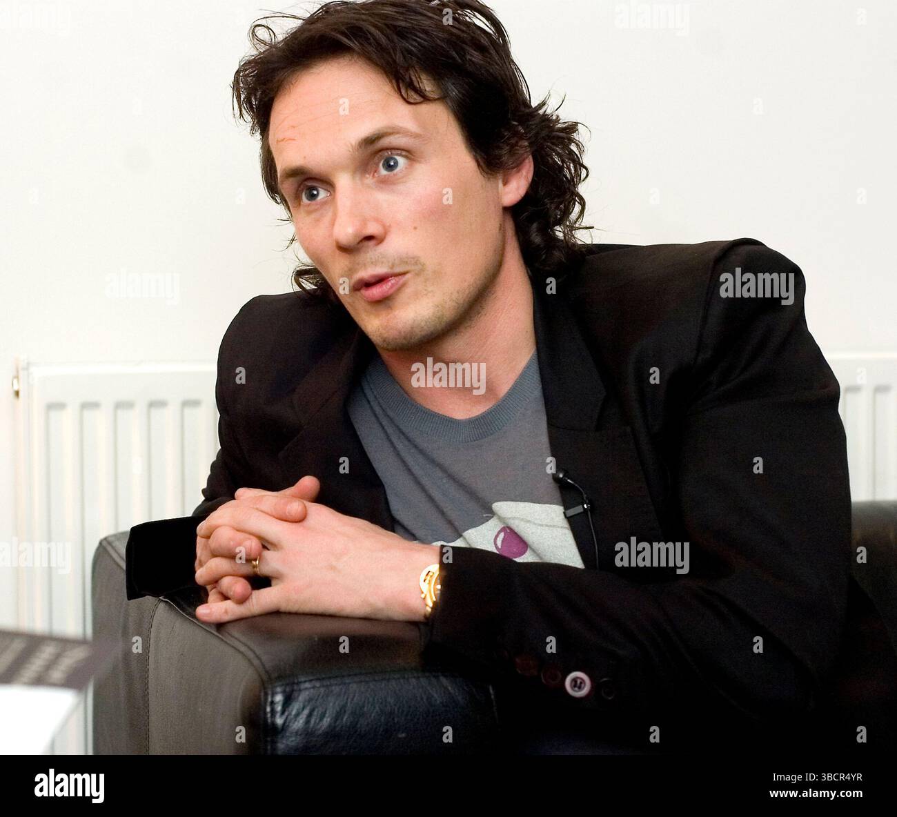 Richard Reed, Mitbegründer von Innocent Smoothies bei Yorkshire Business Links – 12. Mai 2009 im Mega Centre in Sheffield Stockfoto