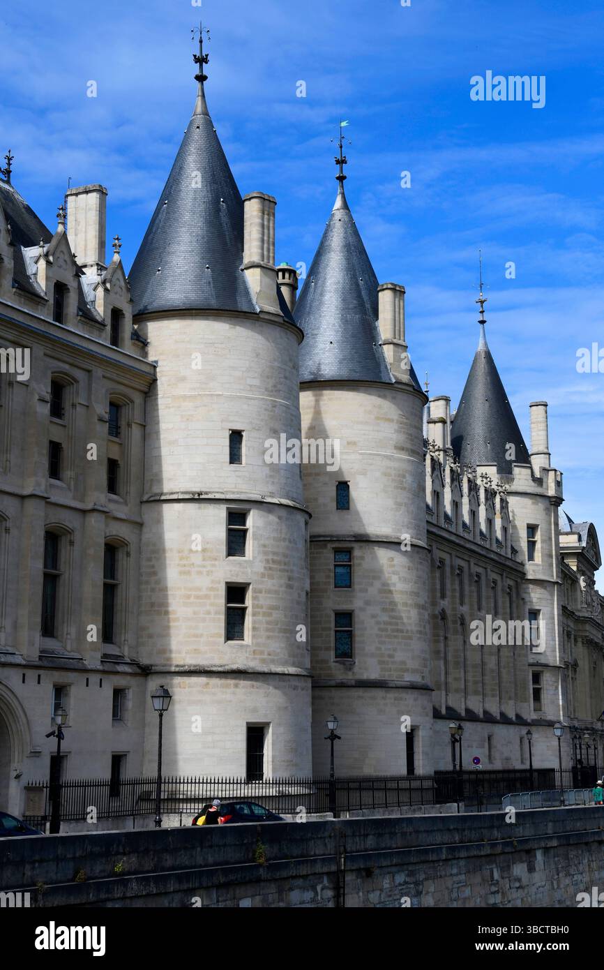 Palais de Justice, Paris, Frankreich. Stockfoto