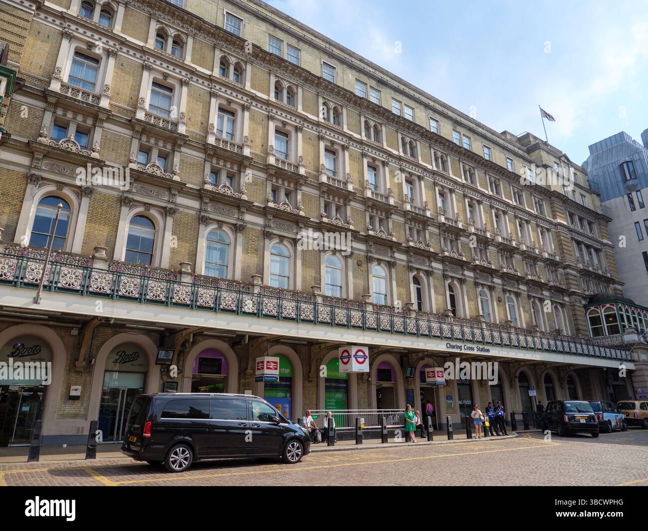 Charing Cross Station, Westminster, London, Großbritannien Stockfoto