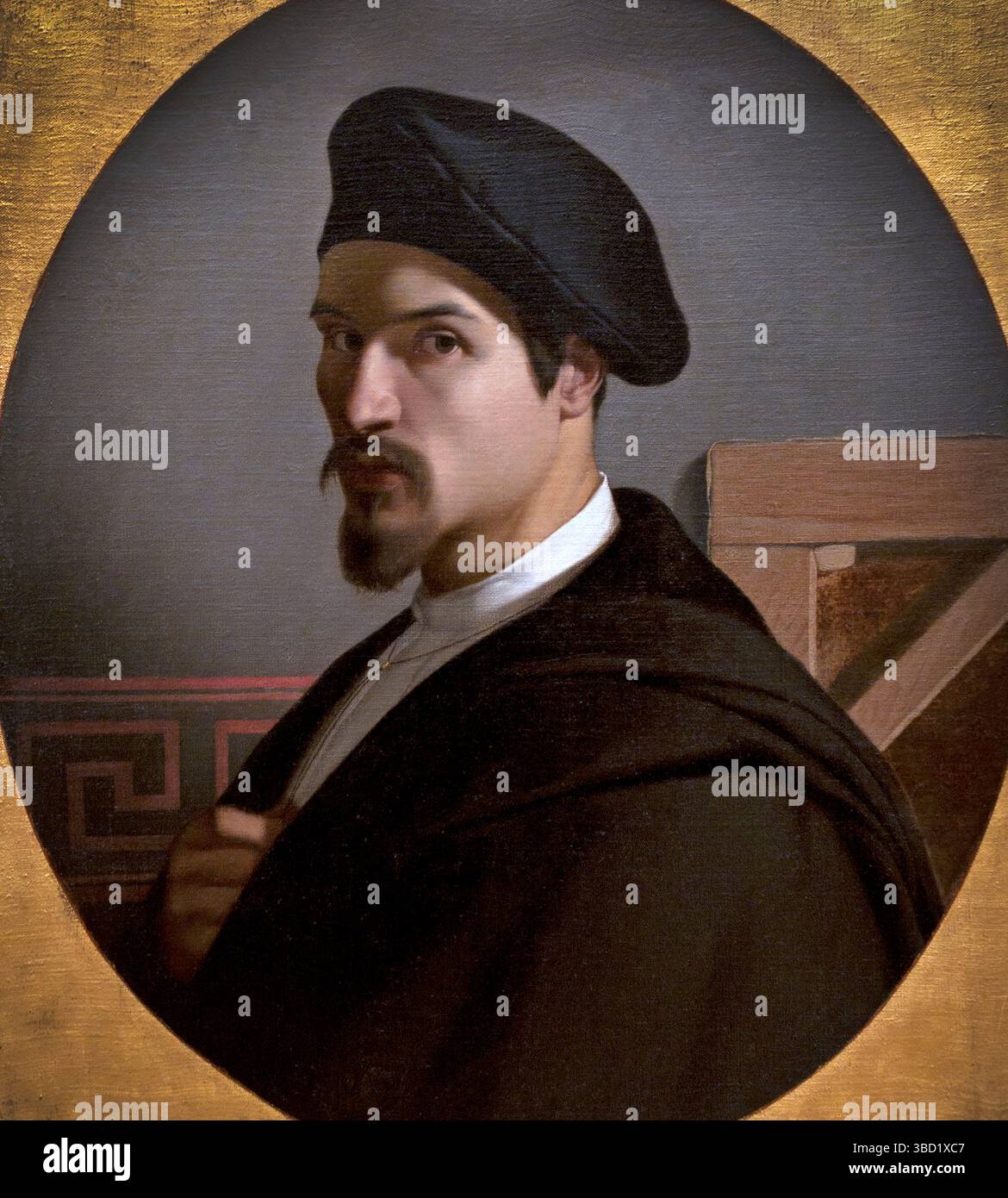 Selbstporträt von Michiel Dumas 1812-1885 France French, Louvre, Paris, France, French. Stockfoto