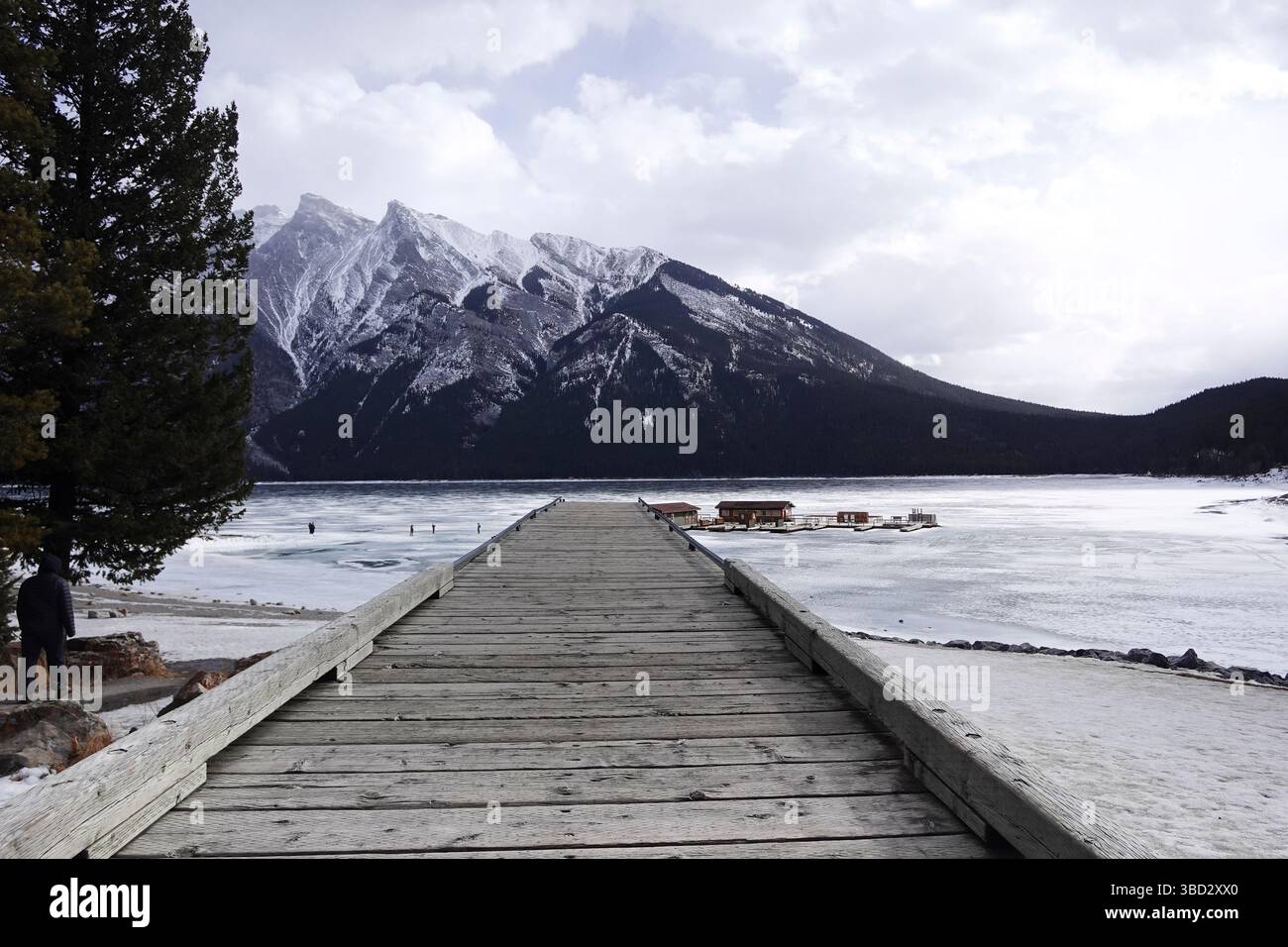 Lake Minnewanka Banff National Park Kanada Stockfoto