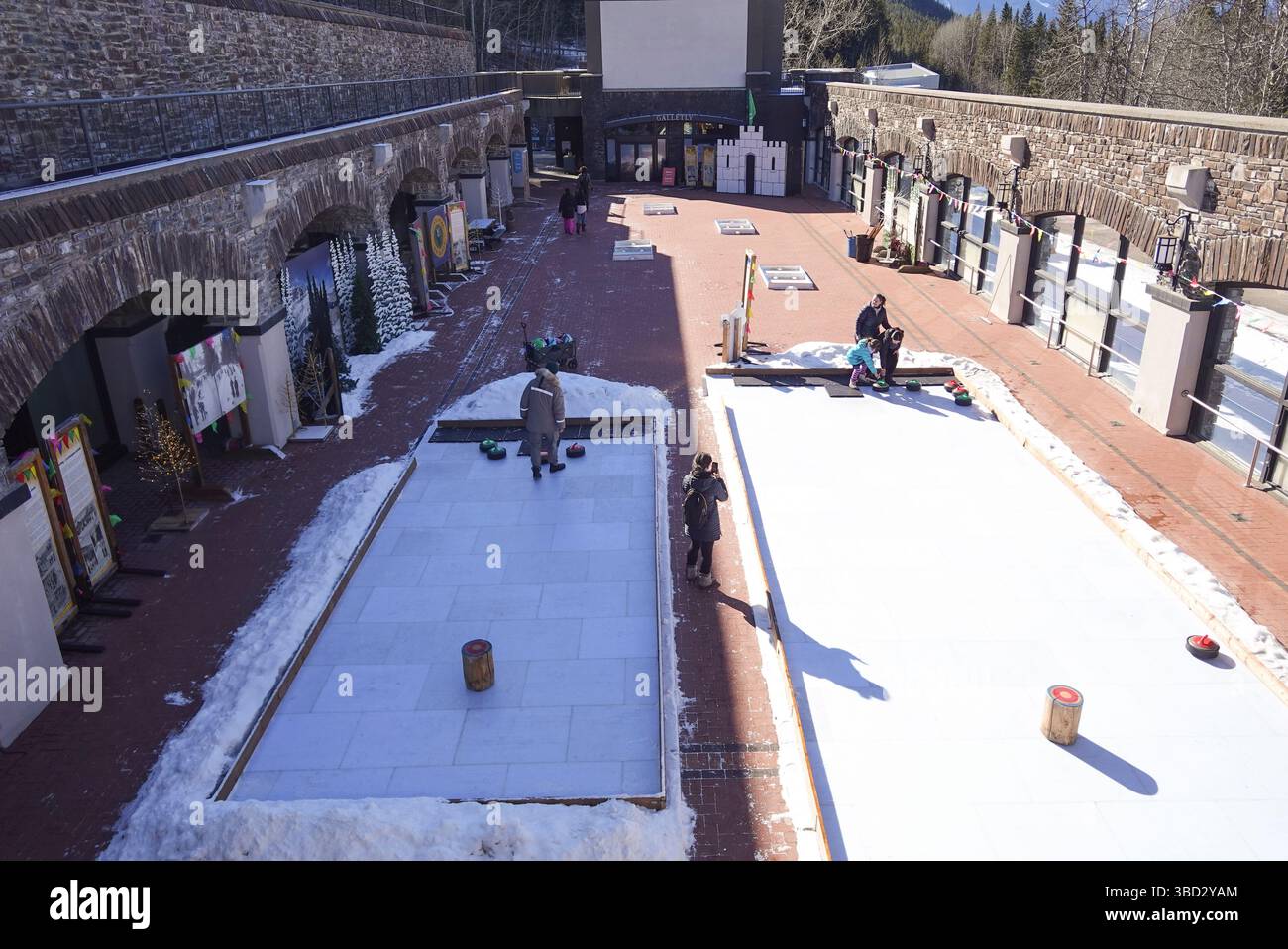Banff Cave and Basin Historical Site Stockfoto