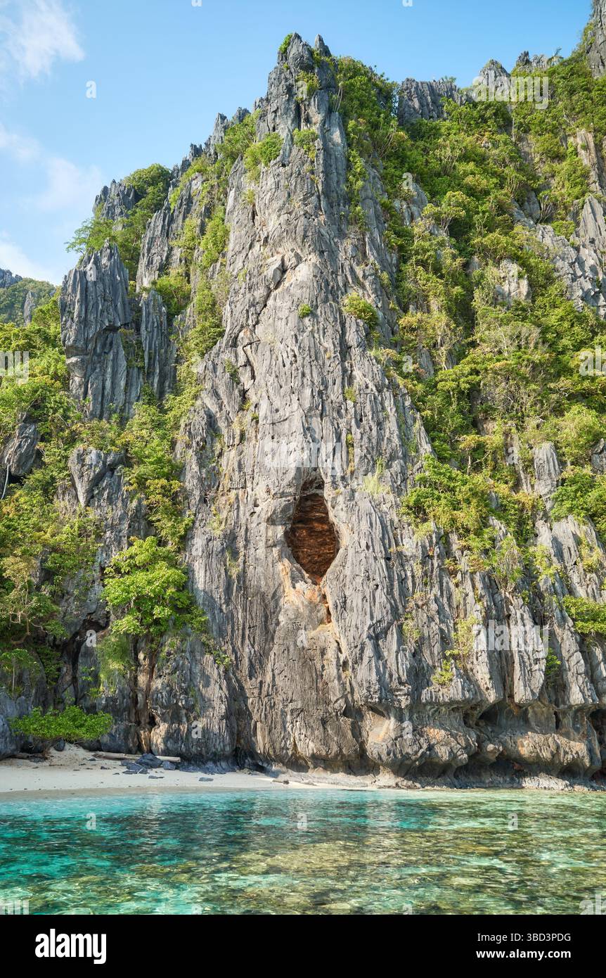 Wunderschöne tropische Insel auf den Philippinen. Stockfoto