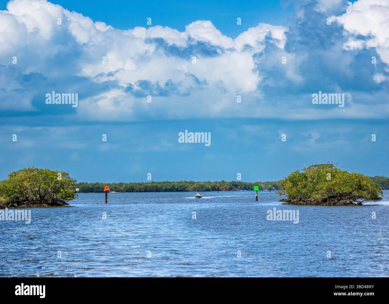 Chokoloskee Bay auf den Ten Thousand Islands im Südwesten Floridas USA Stockfoto