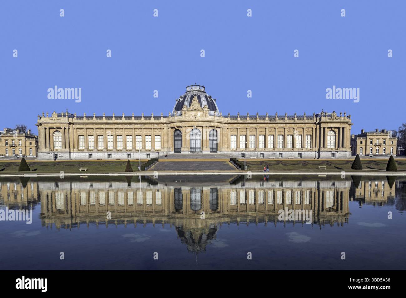 AfricaMuseum, Königliches Museum für Zentralafrika, Ethnographie und Naturkundemuseum in Tervuren, Flämisch-Brabant, Belgien Stockfoto