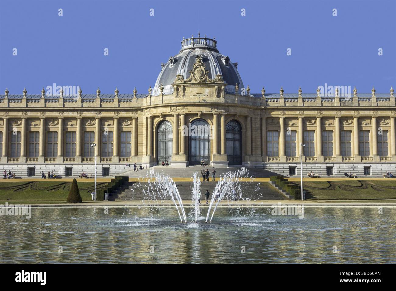AfricaMuseum, Königliches Museum für Zentralafrika, Ethnographie und Naturkundemuseum in Tervuren, Flämisch-Brabant, Belgien Stockfoto