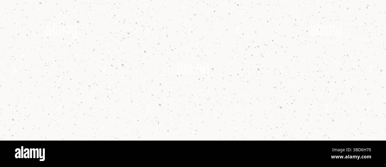 Weißer grauer Steinhintergrund. Lärmbeton oder Zementüberzug. Hellgraues Schmirgelmuster. Vektor verstreut Flecken Gips Hintergrund für Poster, Broschüre, Tapete Stock Vektor