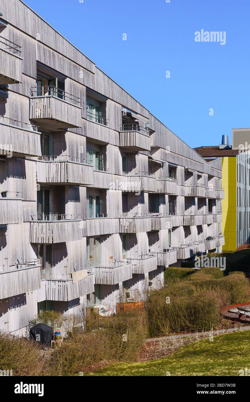 Oslo, Norwegen - Spikerveret Housing von MAD arkitekter Stockfoto