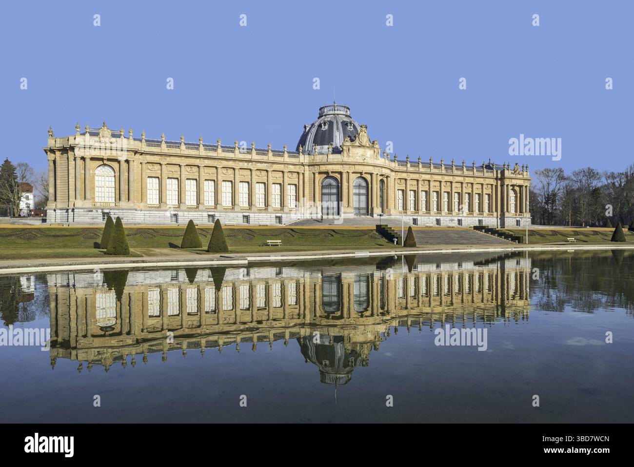 AfricaMuseum, Königliches Museum für Zentralafrika, Ethnographie und Naturkundemuseum in Tervuren, Flämisch-Brabant, Belgien Stockfoto