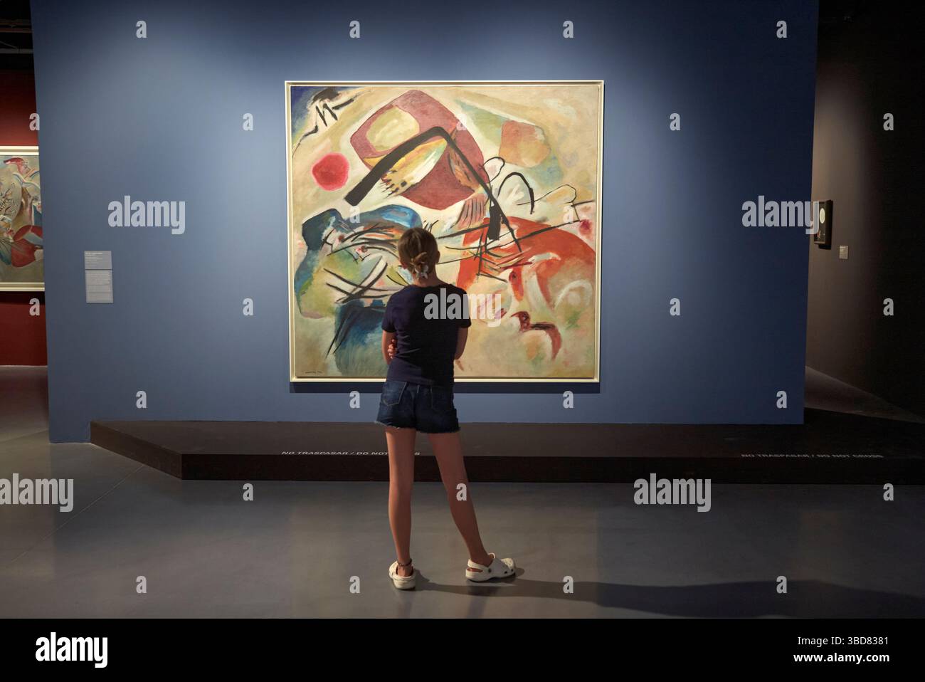 Copyright 2025 John Angerson Malaga, Col del Sol - Spanien Vassily Kandinsky: Pionero del arte Abstracto im Centre Pompidou Málaga: Stockfoto