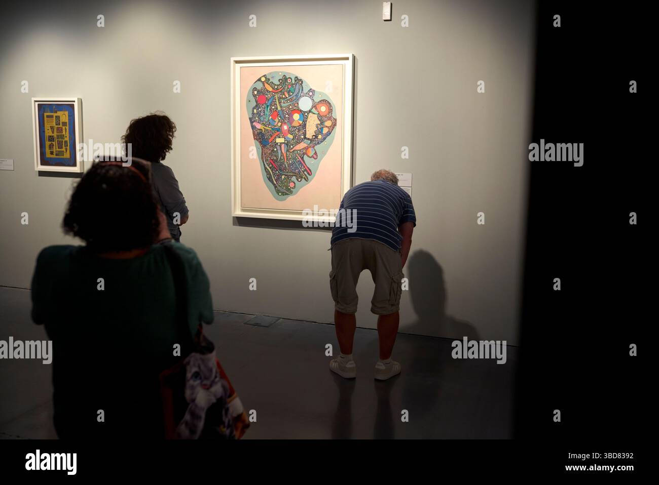 Copyright 2025 John Angerson Malaga, Col del Sol - Spanien Vassily Kandinsky: Pionero del arte Abstracto im Centre Pompidou Málaga: Stockfoto