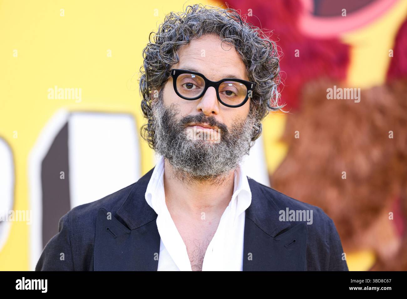 HOLLYWOOD, LOS ANGELES, KALIFORNIEN, USA - 22. MAI: Der US-amerikanische Schauspieler, Comedian, Schriftsteller und Podcaster Jason Mantzoukas kommt zur Los Angeles Premiere von Netflix 'Big Mouth' Staffel 8 - der letzten Staffel, die am 22. Mai 2025 im Egyptian Theatre Hollywood in Hollywood, Los Angeles, Kalifornien, USA stattfindet. (Foto: Xavier Collin/Image Press Agency) Stockfoto