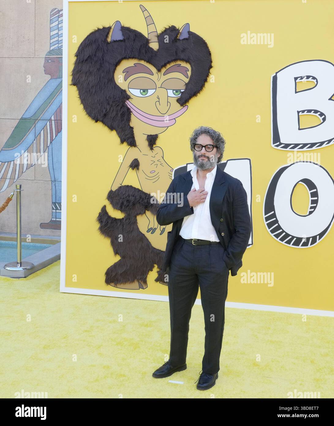 Los Angeles, USA. Mai 2025. Jason Mantzoukas kommt bei Netflix's BIG MOUTH Staffel 8, der Final Staffel Premiere, die am Donnerstag, dem 22. Mai 2025, im Egyptian Theater in Hollywood, KALIFORNIEN stattfindet. (Foto: Sthanlee B. Mirador/SIPA USA) Credit: SIPA USA/Alamy Live News Stockfoto