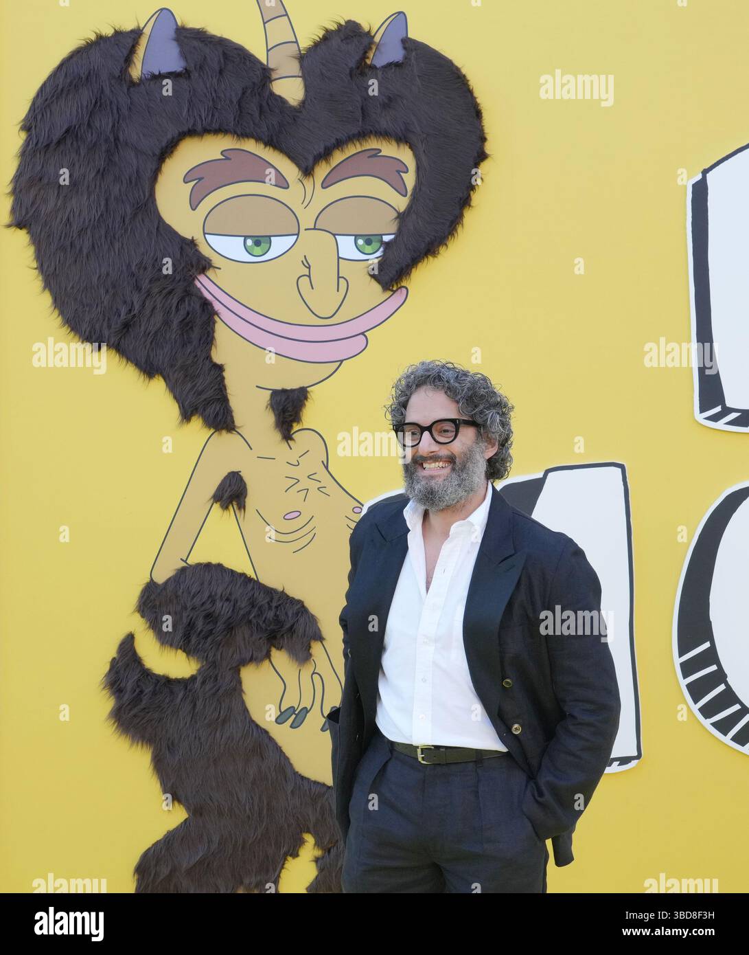 Los Angeles, USA. Mai 2025. Jason Mantzoukas kommt bei Netflix's BIG MOUTH Staffel 8, der Final Staffel Premiere, die am Donnerstag, dem 22. Mai 2025, im Egyptian Theater in Hollywood, KALIFORNIEN stattfindet. (Foto: Sthanlee B. Mirador/SIPA USA) Credit: SIPA USA/Alamy Live News Stockfoto