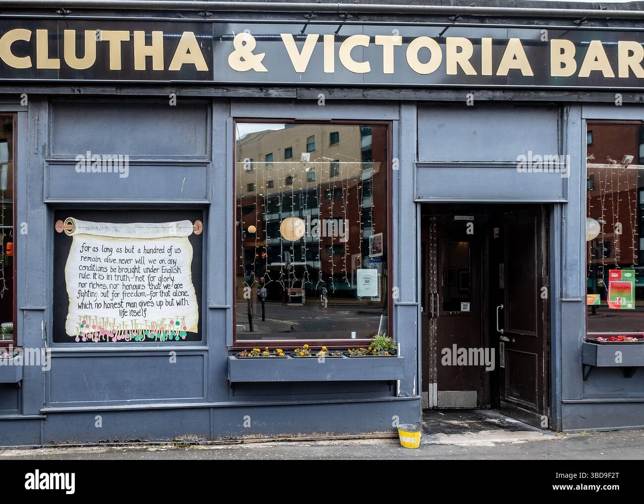 Clutha und Victoria Bar Bridgegate Glasgow Stockfoto