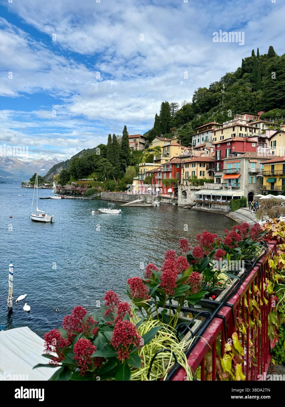 Bellagio, Italien - Smartphone-aufgenommenes Stockfoto