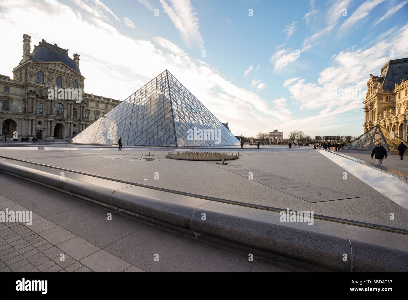 Louvre-Museum, Paris, Frankreich Stockfoto